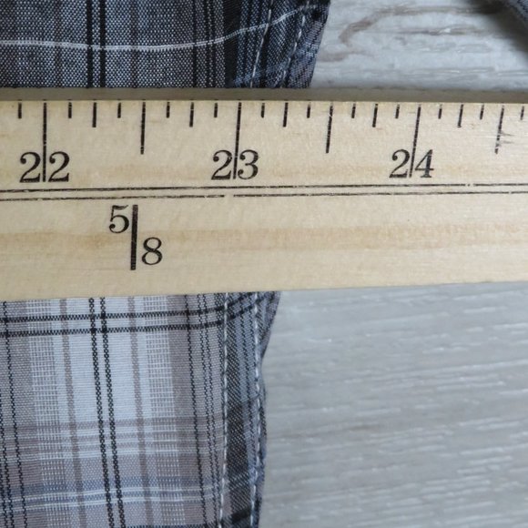 Dickies* Men's Short Sleeve Button Down Curved Hem Chest Pocket Shirt~Size Large - Picture 6 of 9